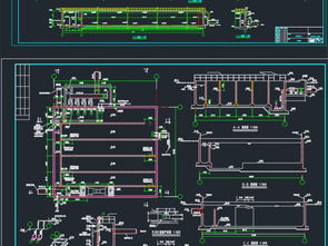 城市污水處理廠工藝CAD圖紙 從CASS平面圖到全套水電設計資源導覽